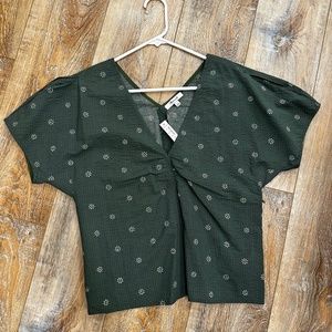 Green blouse